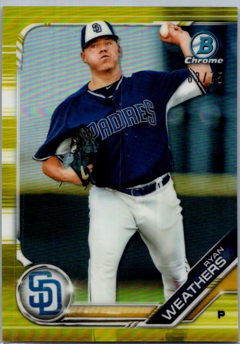 Ryan Weathers [Yellow Refractor] #BCP-66