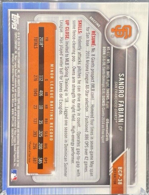 Sandro Fabian [Refractor] #BCP-38