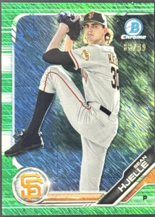 Sean Hjelle [Green Shimmer Refractor] #BCP-183