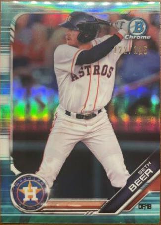 Seth Beer [Aqua Refractor] #BCP-14