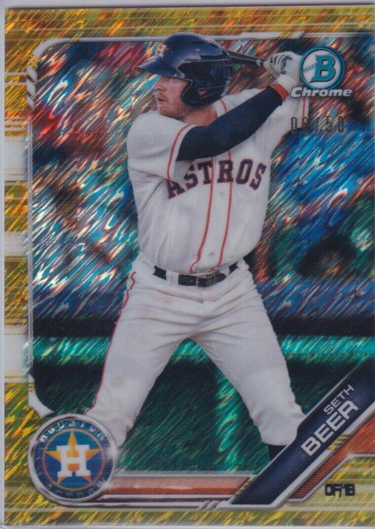 Seth Beer [Gold Shimmer Refractor] #BCP-14