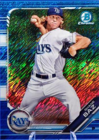 Shane Baz [Blue Shimmer Refractor] #BCP-117