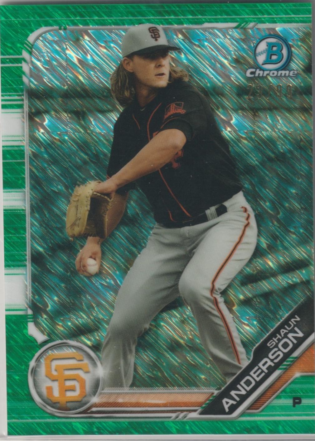 Shaun Anderson [Green Shimmer Refractor] #BCP-211
