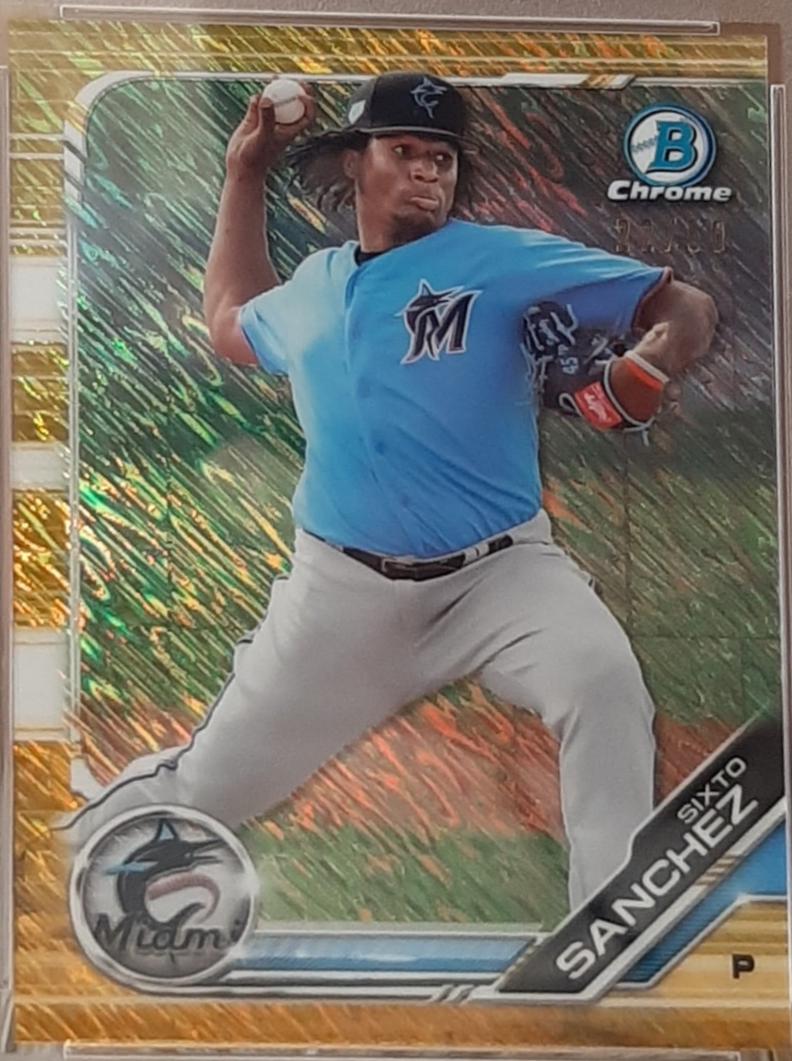 Sixto Sanchez [Gold Shimmer Refractor] #BCP-205
