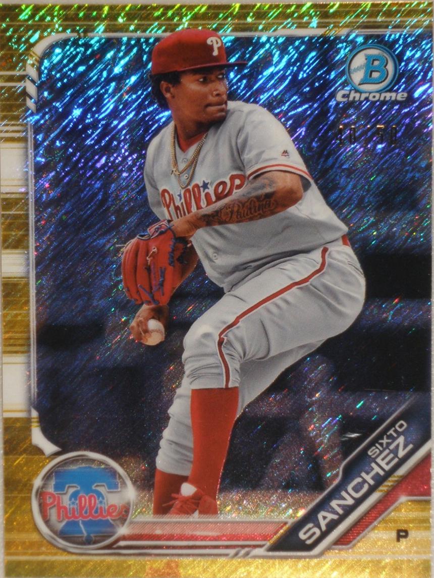 Sixto Sanchez [Gold Shimmer Refractor] #BCP-70