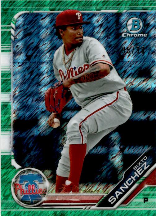 Sixto Sanchez [Green Shimmer Refractor] #BCP-70