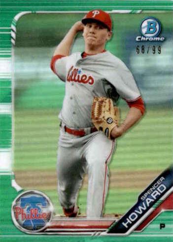 Spencer Howard [Green Shimmer Refractor] #BCP-161