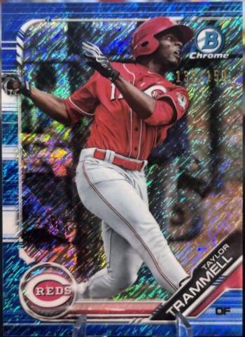 Taylor Trammell [Blue Shimmer Refractor] #BCP-24