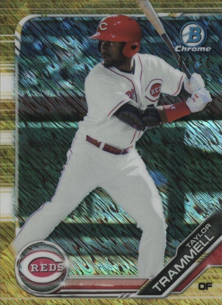 Taylor Trammell [Gold Shimmer Refractor] #BCP-158