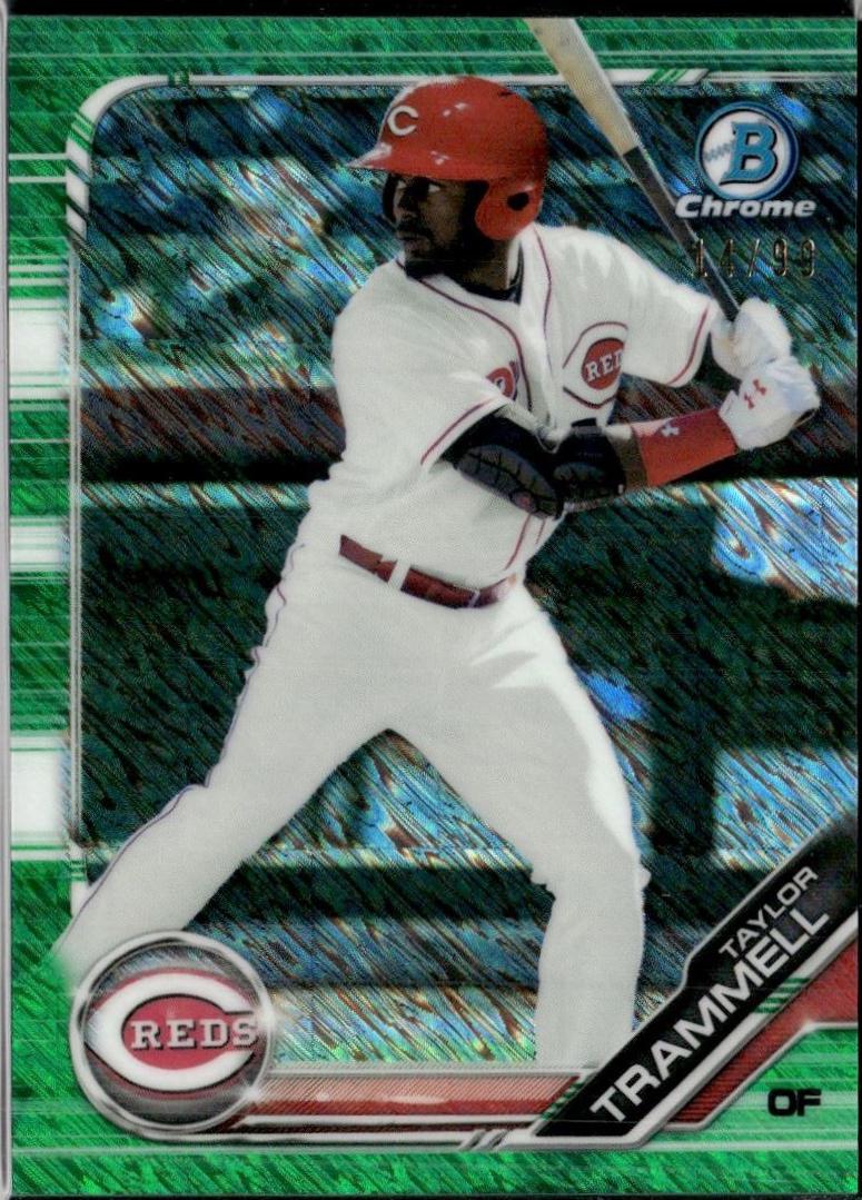Taylor Trammell [Green Shimmer Refractor] #BCP-158