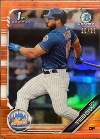 Tim Tebow [Orange Refractor] #BCP-156