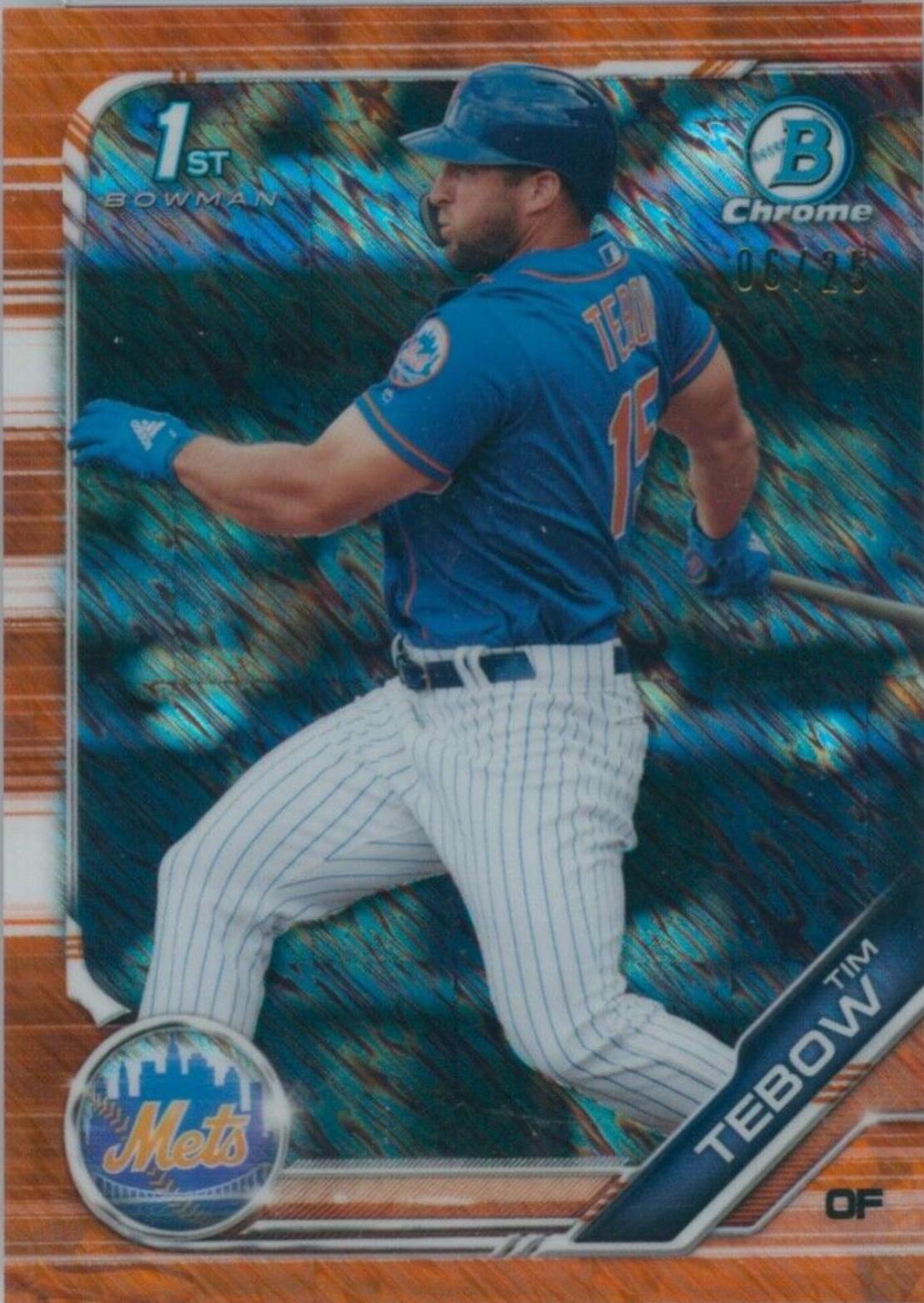 Tim Tebow [Orange Shimmer] #BCP-156