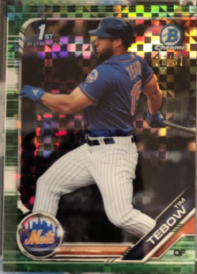 Tim Tebow [X Green Xfractor] #BCP-156