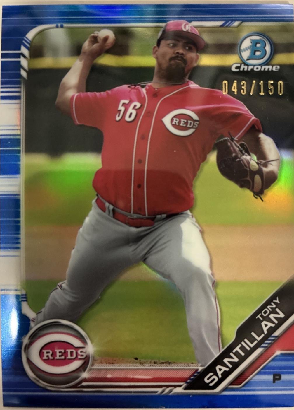 Tony Santillan [Blue Refractor] #BCP-199