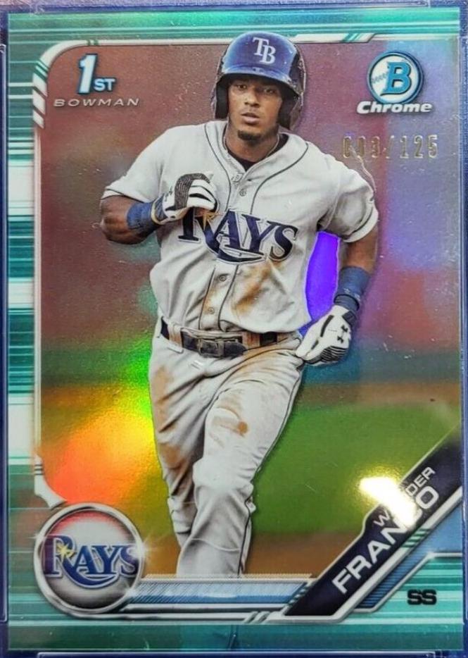 Wander Franco [Aqua Refractor] #BCP-100