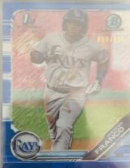 Wander Franco [Blue Shimmer Refractor] #BCP-100