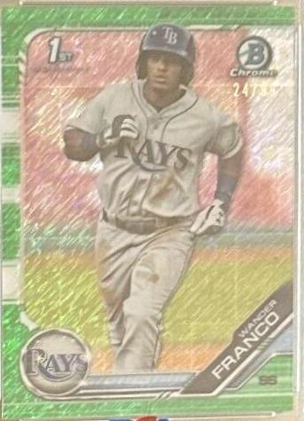 Wander Franco [Green Shimmer Refractor] #BCP-100