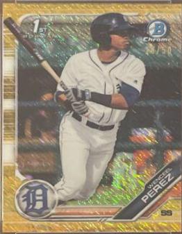 Wenceel Perez [Gold Shimmer Refractor] #BCP-216