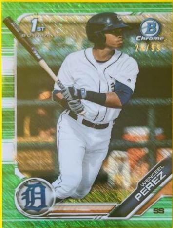 Wenceel Perez [Green Shimmer Refractor] #BCP-216