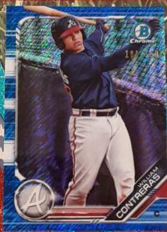 William Contreras [Blue Shimmer Refractor] #BCP-148
