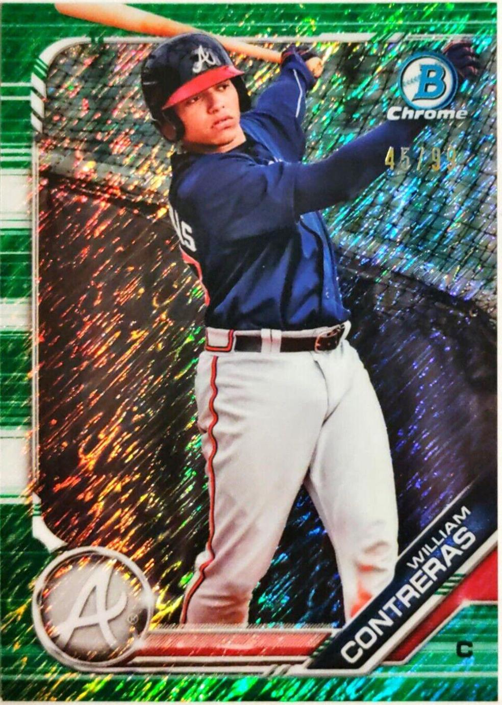 William Contreras [Green Shimmer Refractor] #BCP-148