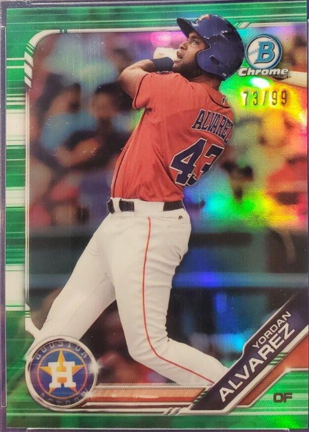 Yordan Alvarez [Green Shimmer Refractor] #BCP-123
