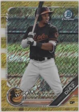 Yusniel Diaz [Gold Shimmer Refractor] #BCP-109