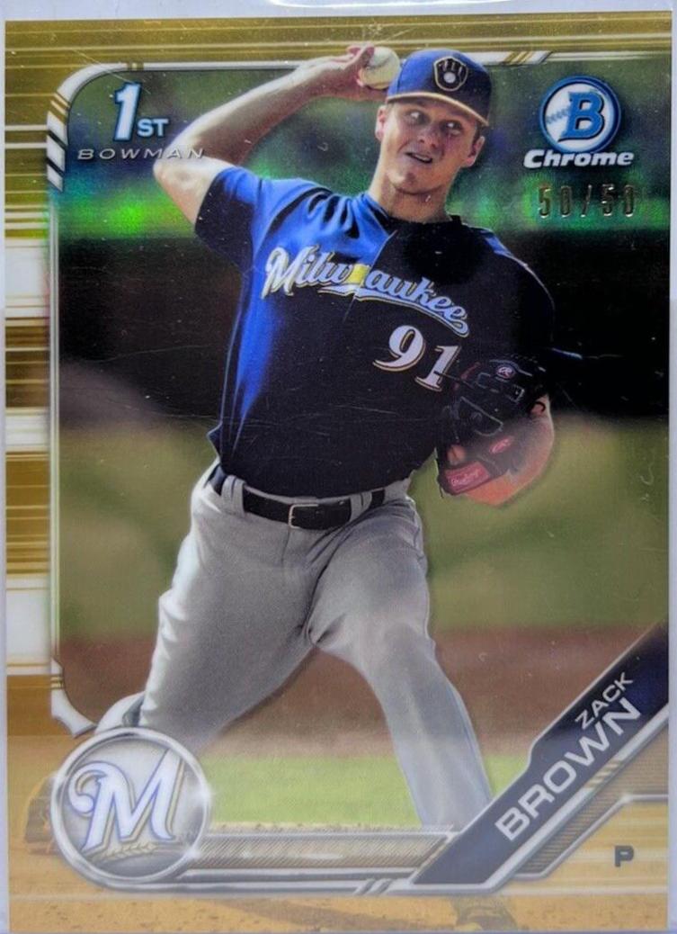 Zack Brown [Gold Refractor] #BCP-152