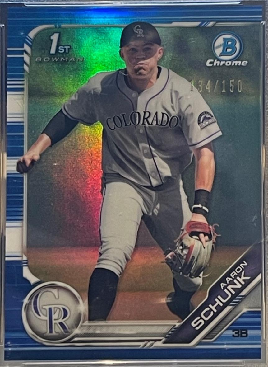 Aaron Schunk [Blue Refractor] #BDC-129