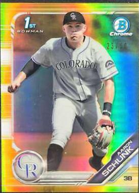 Aaron Schunk [Gold Refractor] #BDC-129