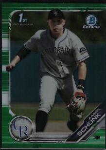 Aaron Schunk [Green Refractor] #BDC-129