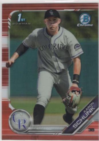Aaron Schunk [Orange Refractor] #BDC-129