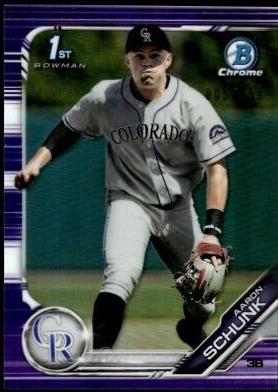 Aaron Schunk [Purple Refractor] #BDC-129