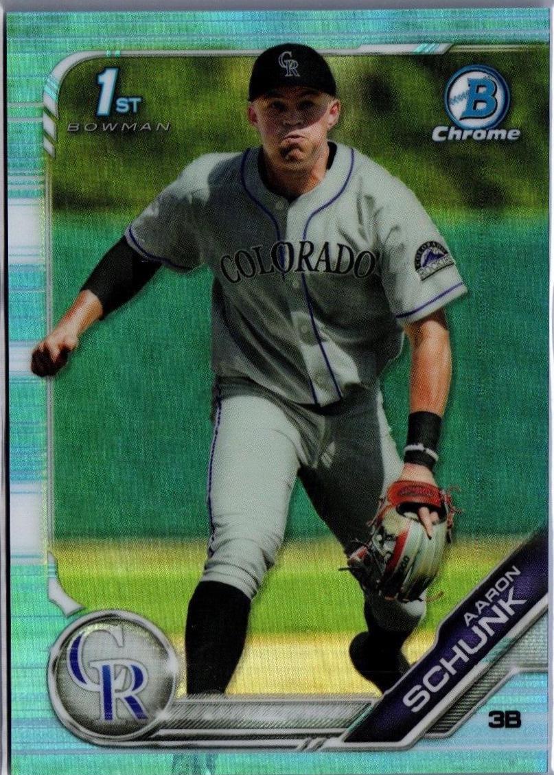 Aaron Schunk [Sky Blue Refractor] #BDC-129