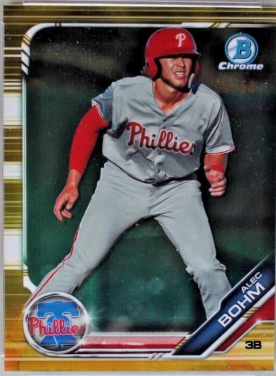 Alec Bohm [Gold Refractor] #BDC-162