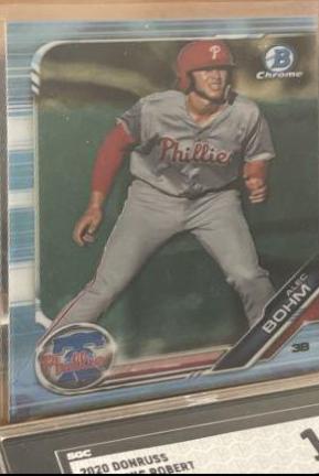 Alec Bohm [Sky Blue Refractor] #BDC-162