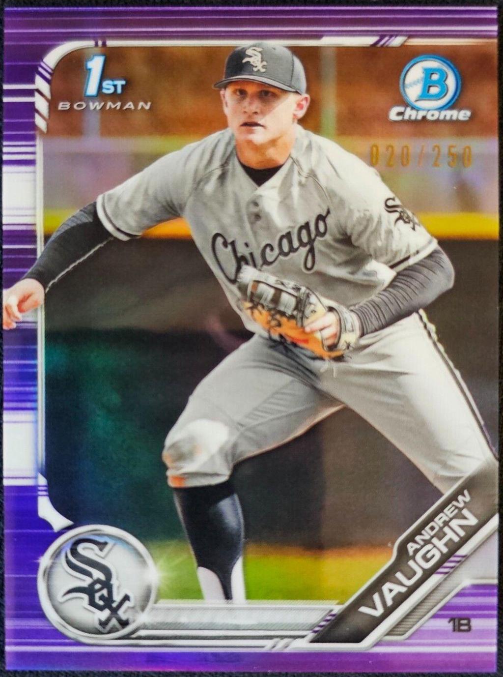 Andrew Vaughn [Purple Refractor] #BDC-100