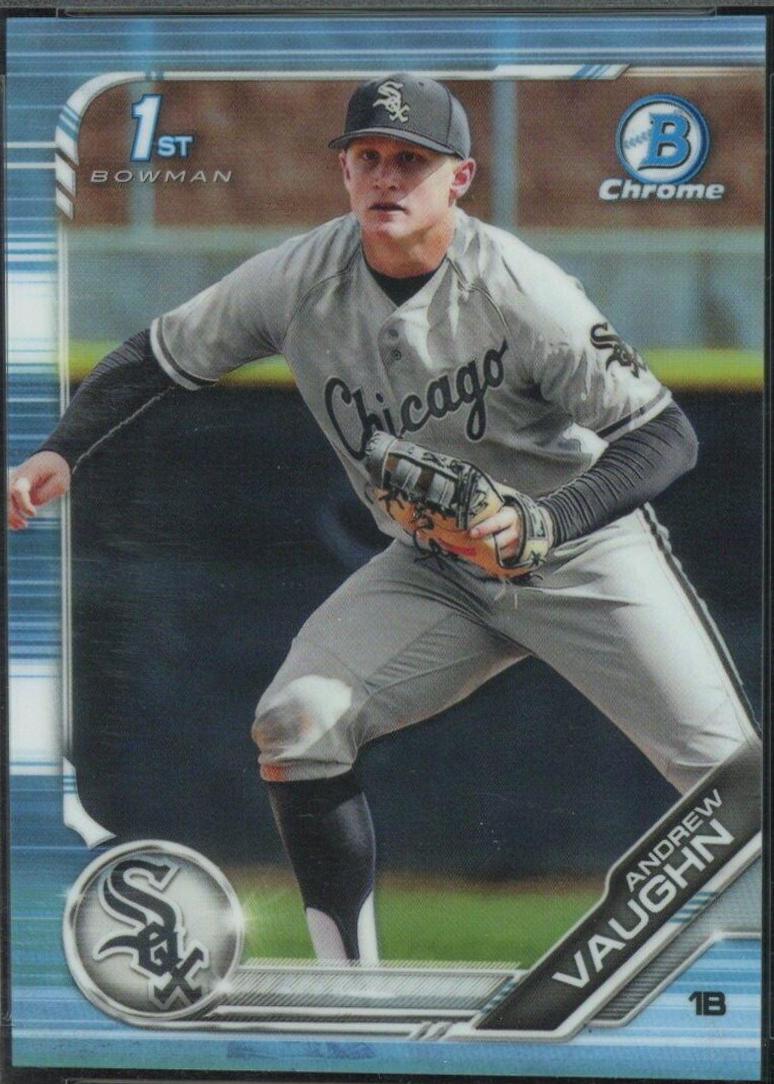 Andrew Vaughn [Sky Blue Refractor] #BDC-100