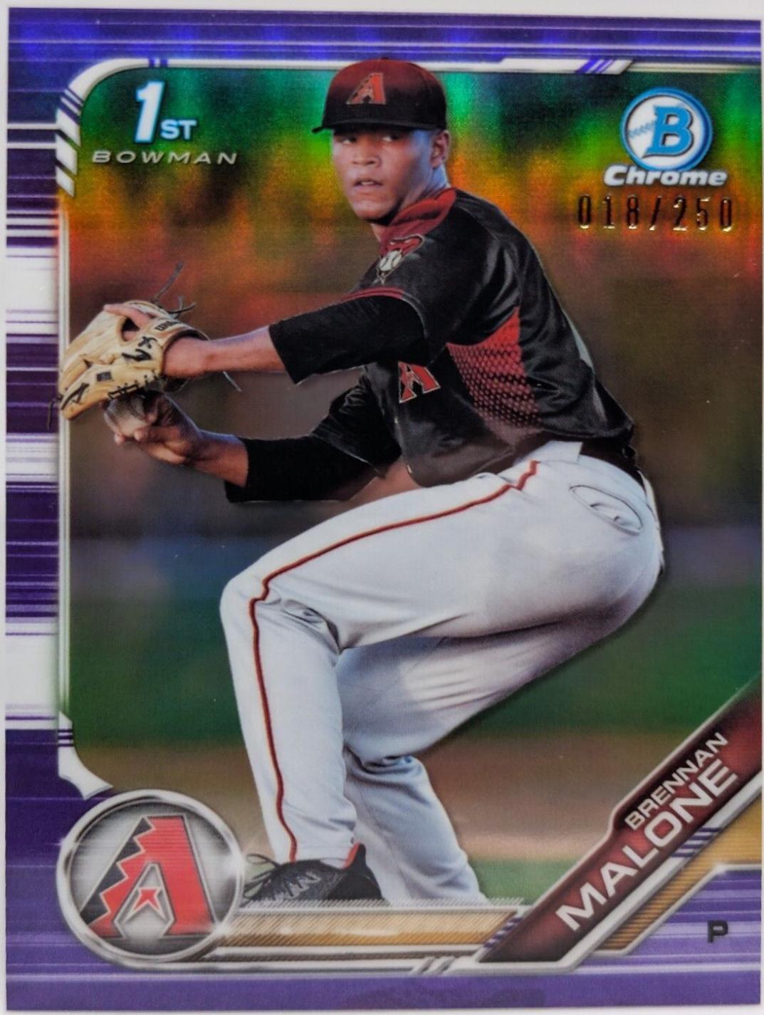 Brennan Malone [Purple Refractor] #BDC-165