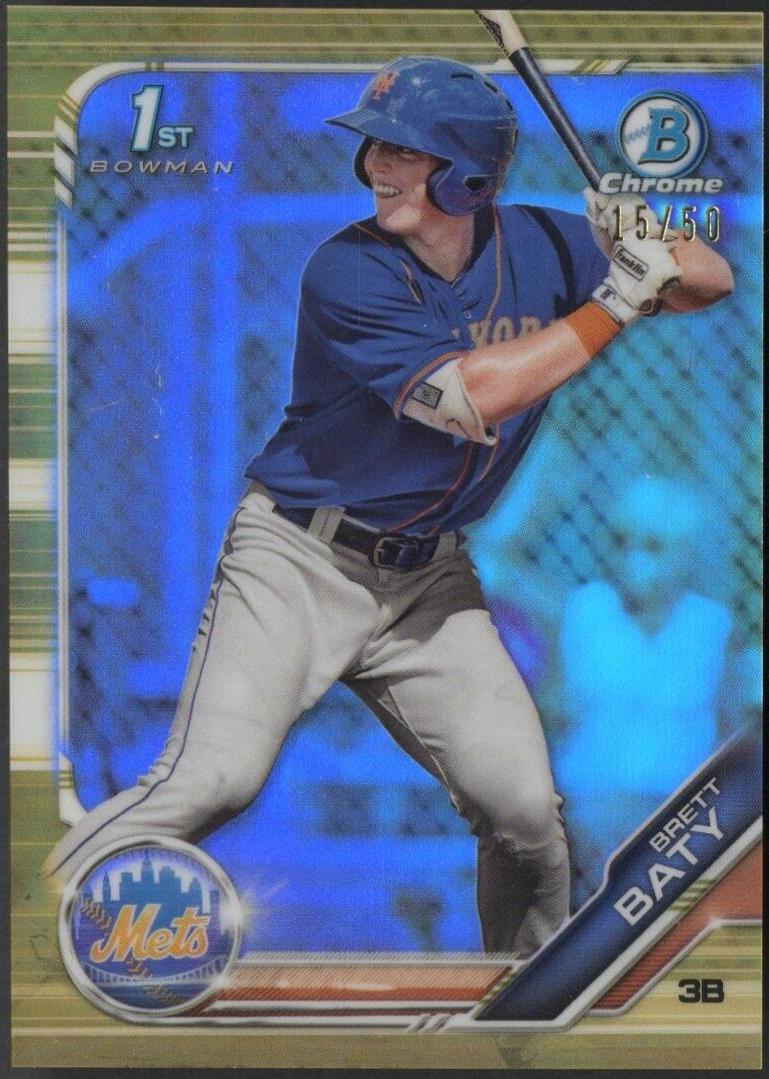 Brett Baty [Gold Refractor] #BDC-39