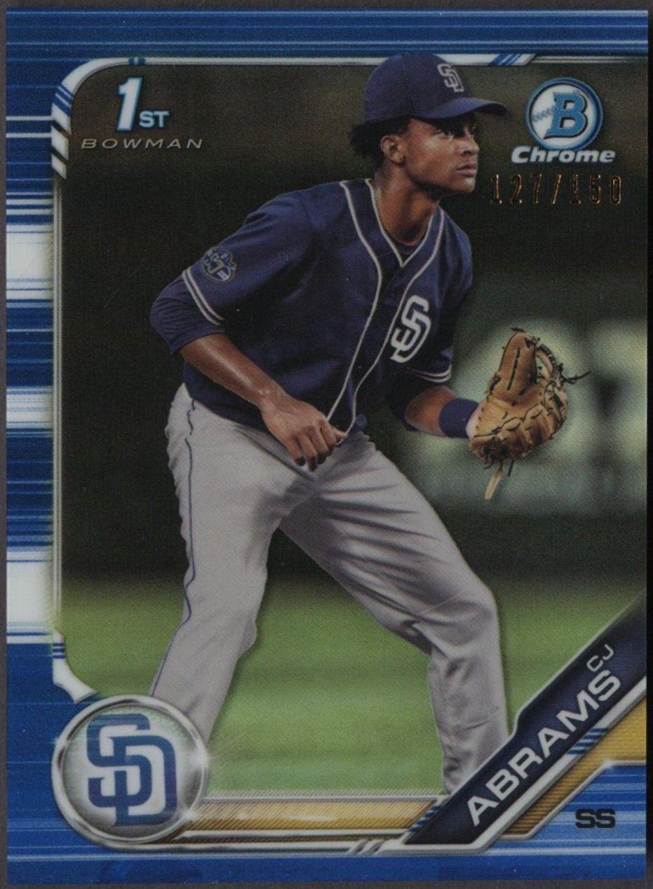 CJ Abrams [Blue Refractor] #BDC-85