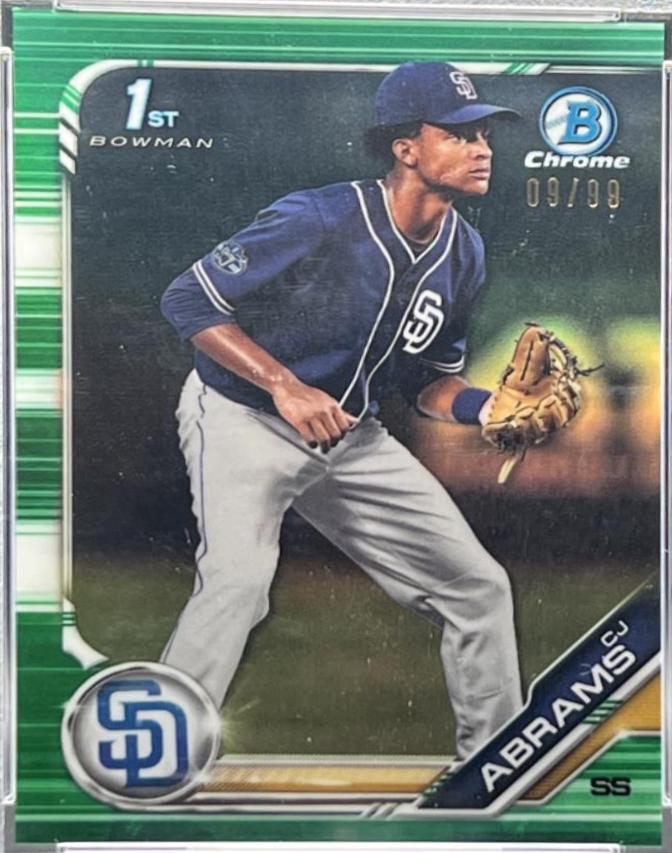 CJ Abrams [Green Refractor] #BDC-85