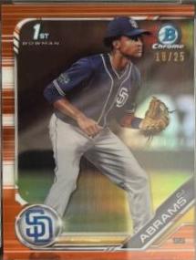 CJ Abrams [Orange Refractor] #BDC-85