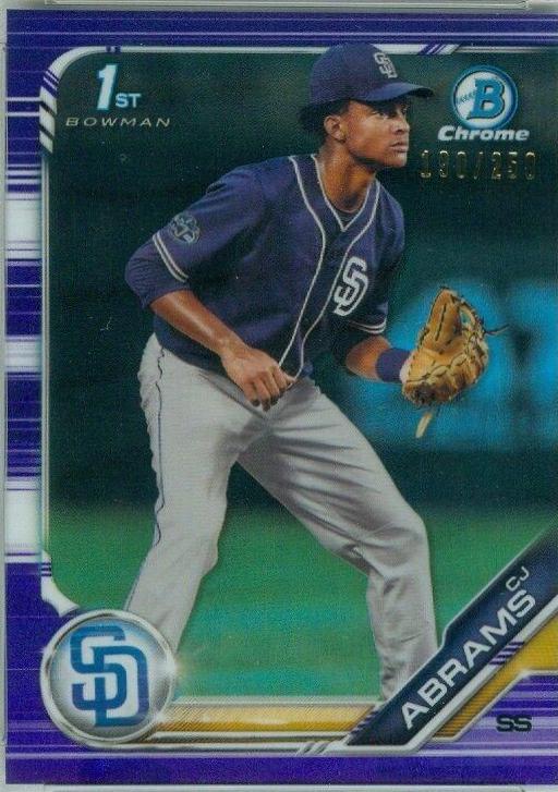 CJ Abrams [Purple Refractor] #BDC-85