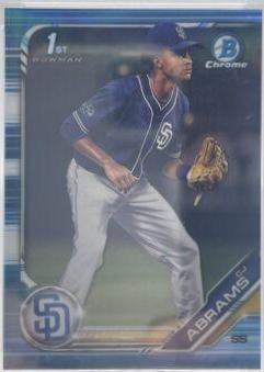CJ Abrams [Sky Blue Refractor] #BDC-85