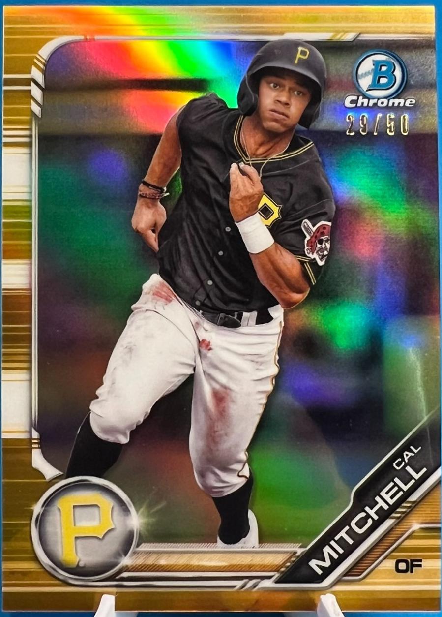 Cal Mitchell [Gold Refractor] #BDC-26