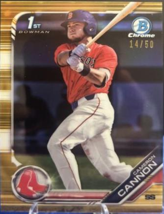 Cameron Cannon [Gold Refractor] #BDC-166
