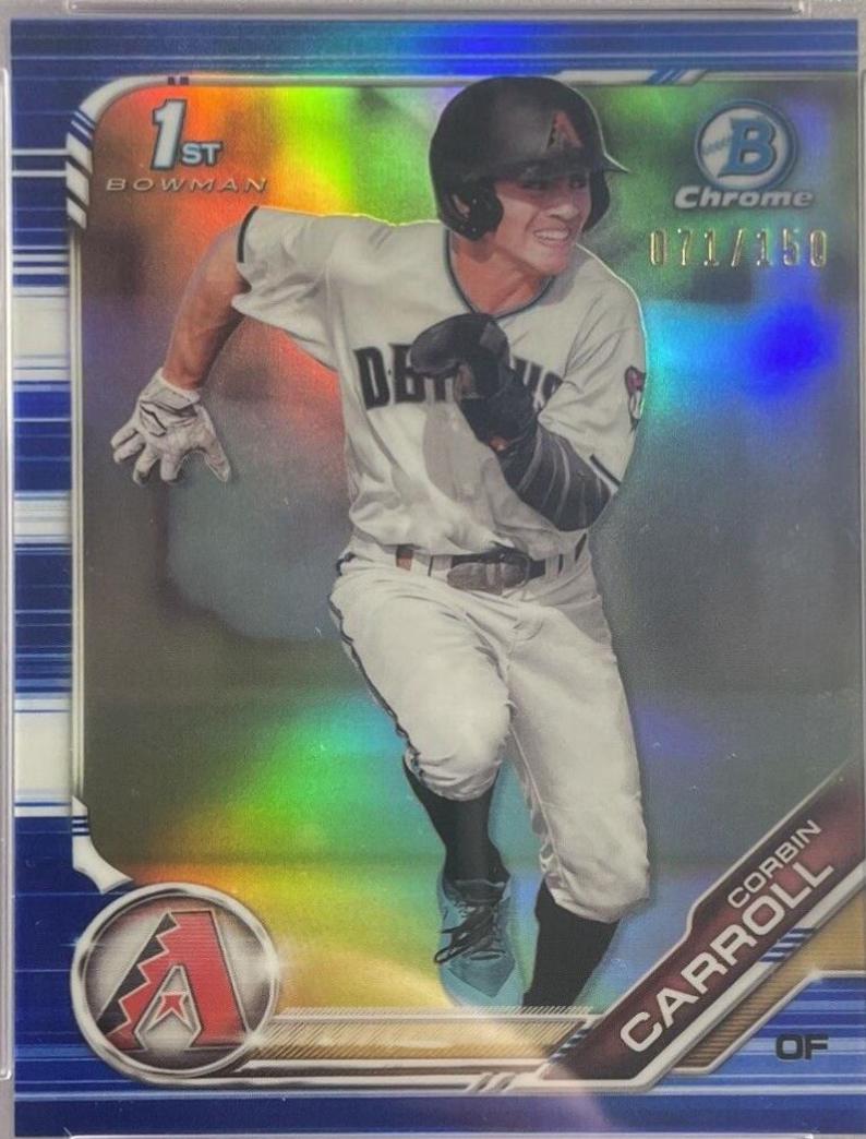 Corbin Carroll [Blue Refractor] #BDC-125