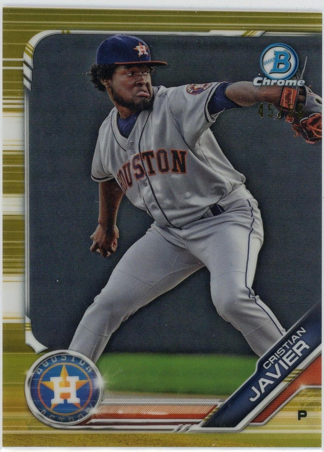 Cristian Javier [Gold Refractor] #BDC-160