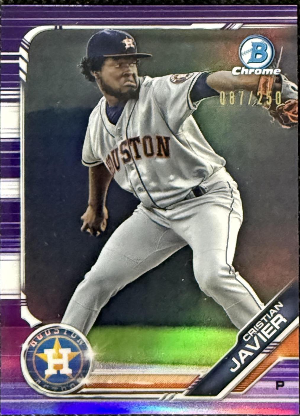 Cristian Javier [Purple Refractor] #BDC-160